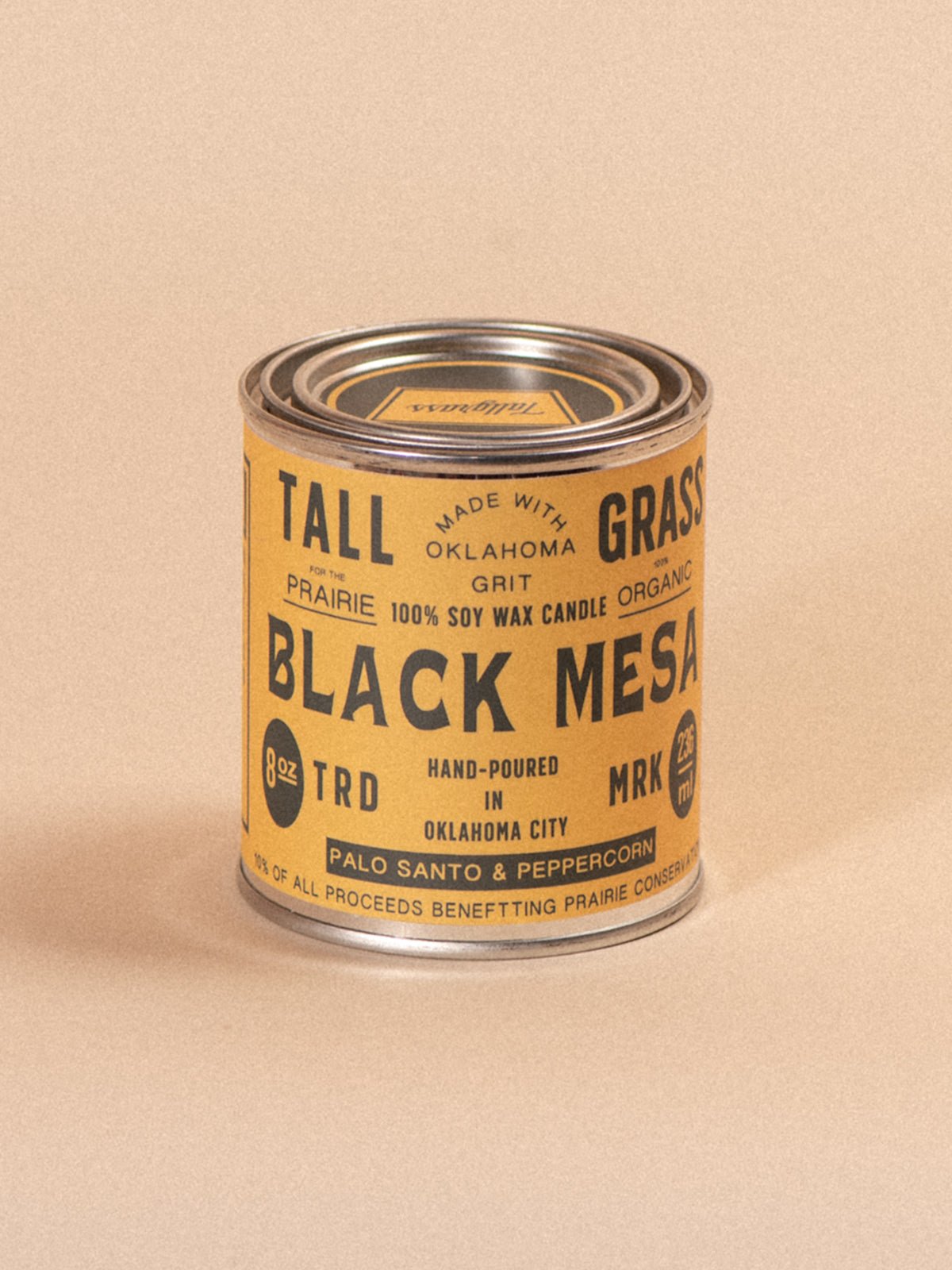 Black Mesa: Palo Santo + Peppercorn Soy Wax Candle Tallgrass Supply