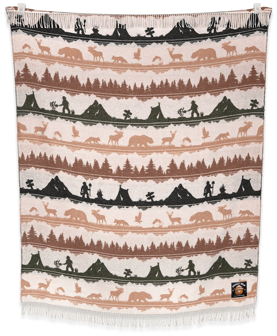 Smokey Bear Ranger Blanket