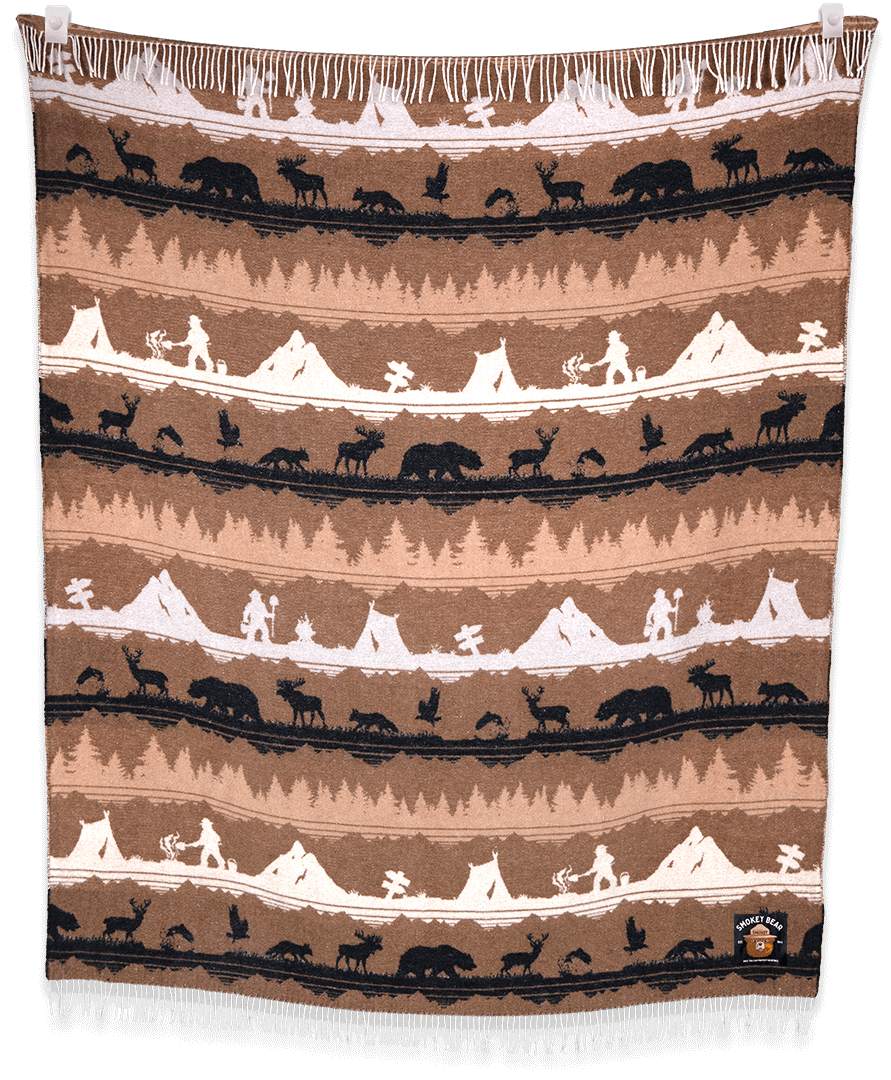 Smokey Bear Roam Blanket