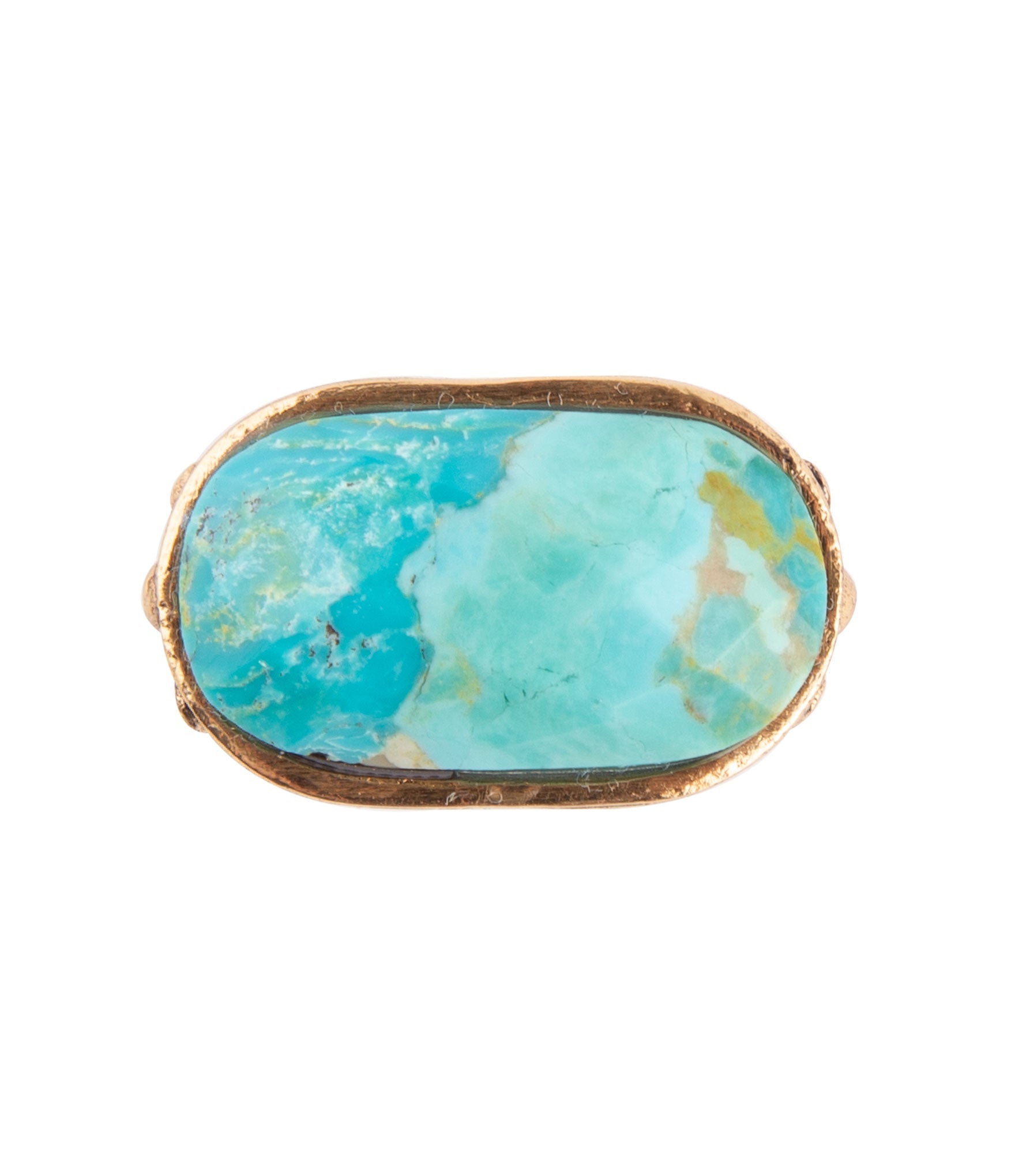 Blue Turquoise Oval Statement Ring Barse Jewelry