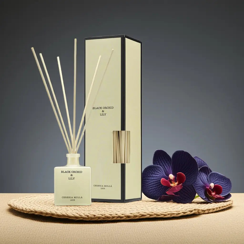 Premium Reed Diffuser - Black Orchid & Lily Coastous