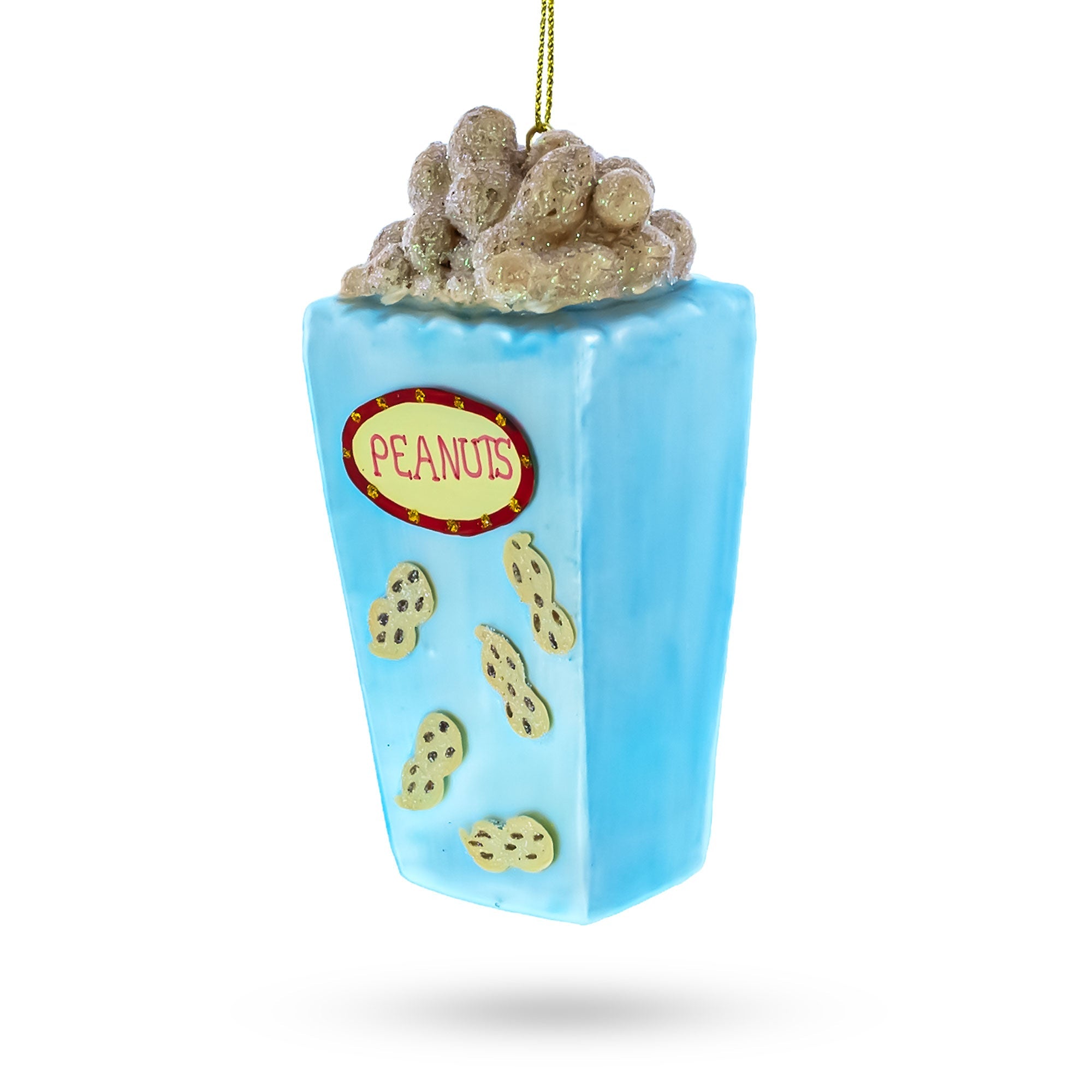 Bag of Peanuts Glass Christmas Ornament