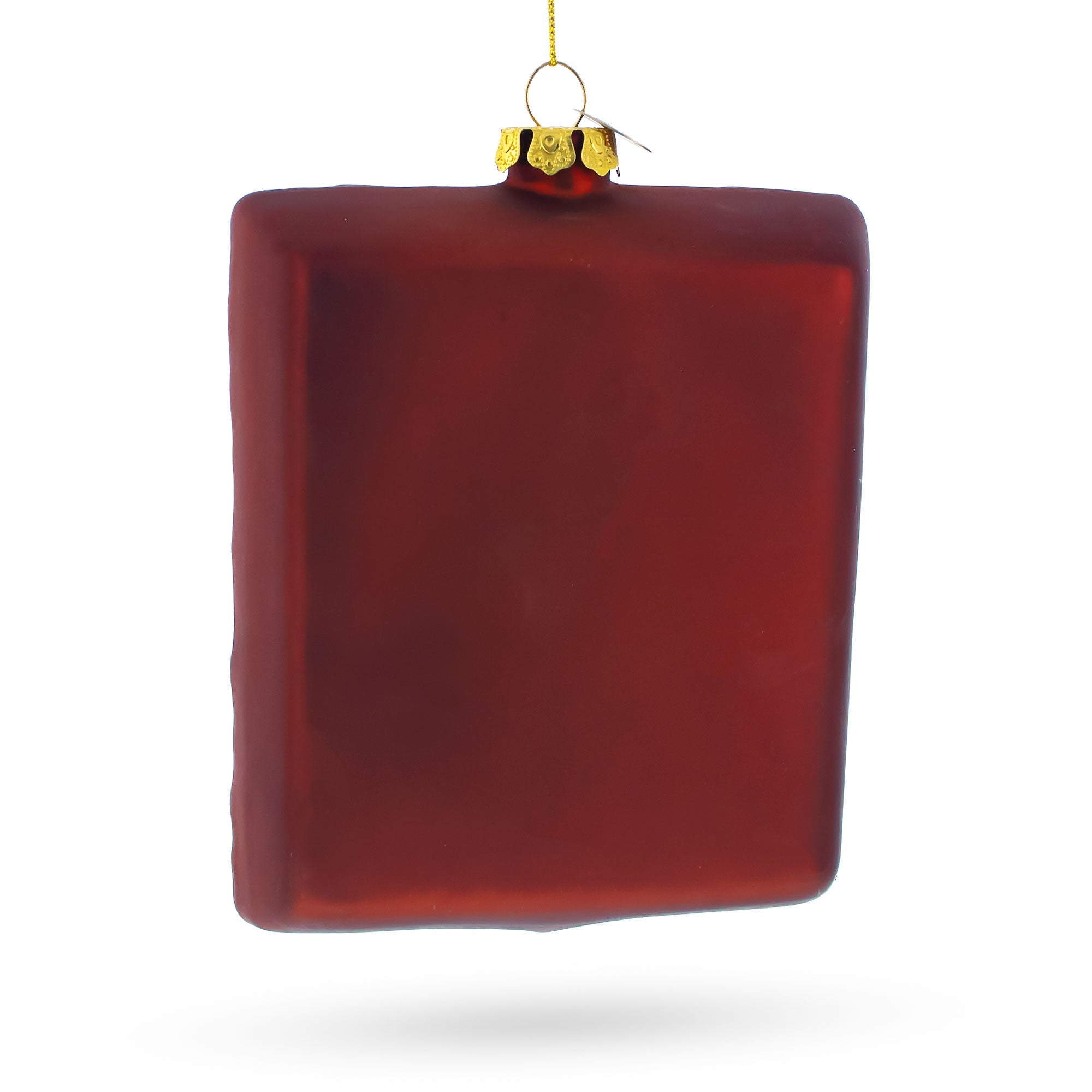 Van Gogh Inspired Dog Portrait Glass Christmas Ornament