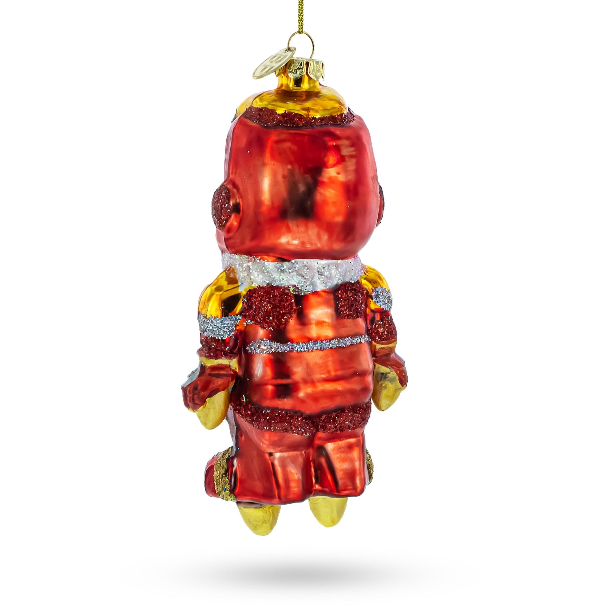 Aviator Pilot Glass Christmas Ornament
