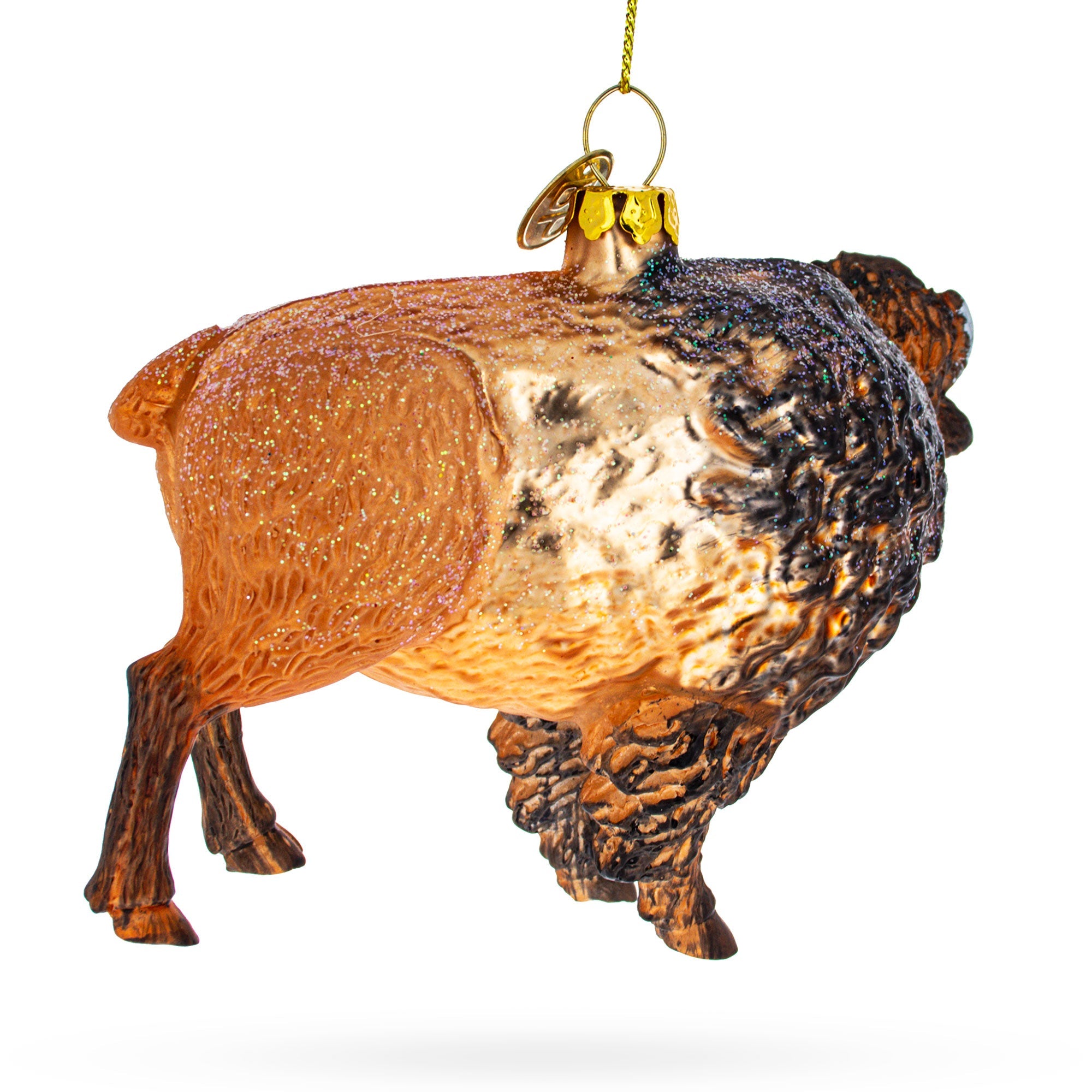 Buffalo Glass Christmas Ornament
