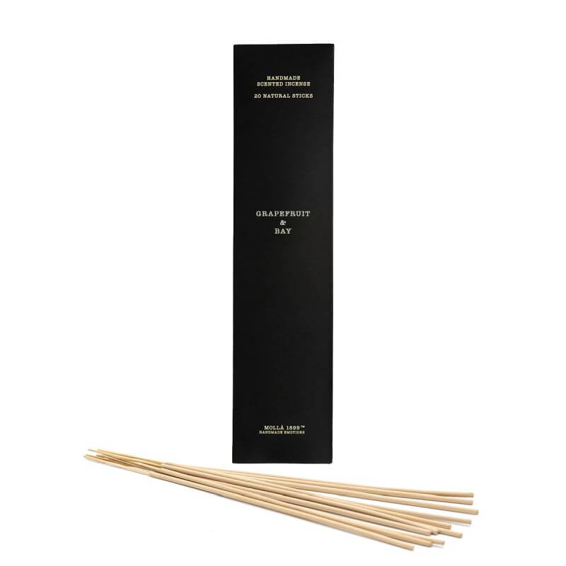 Cereria Molla - 20 incense 9" sticks - 20 incense 9" sticks. Grapefruit & Bay - Coastous
