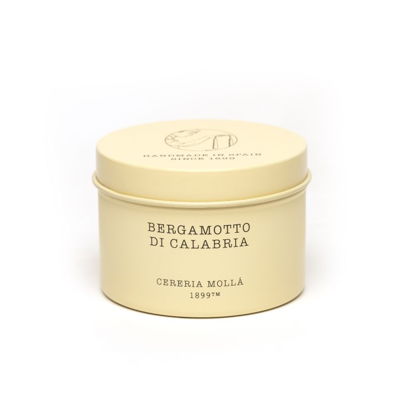 Cereria Molla - Travel Tin Candle 3.1 oz/90 g - Bergamotto di Calabria - Coastous