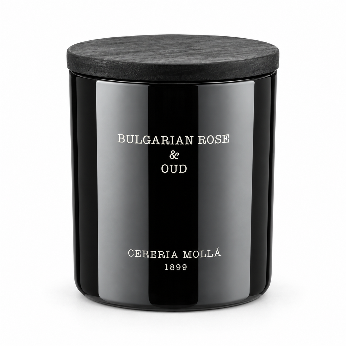 Cereria Molla Bulgarian Rose & Oud 230 g candle, clear product view