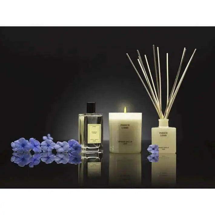 Cereria Molla - French Linen Ivory Premium Candle - 8 0z / 230 g