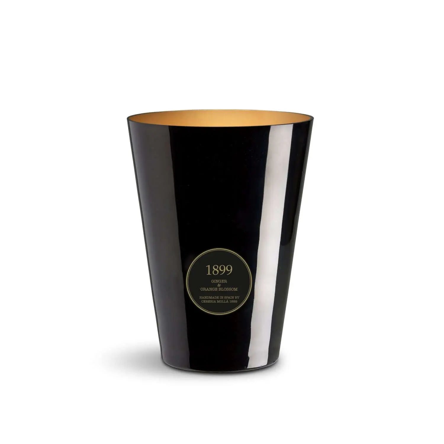 Ginger & Orange Blossom Black & Gold Premium Candle Coastous