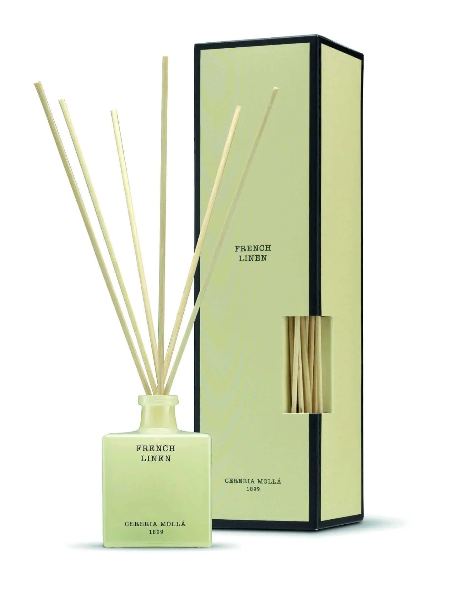 Cereria Molla - Premium Reed Diffuser - French Linen Ivory