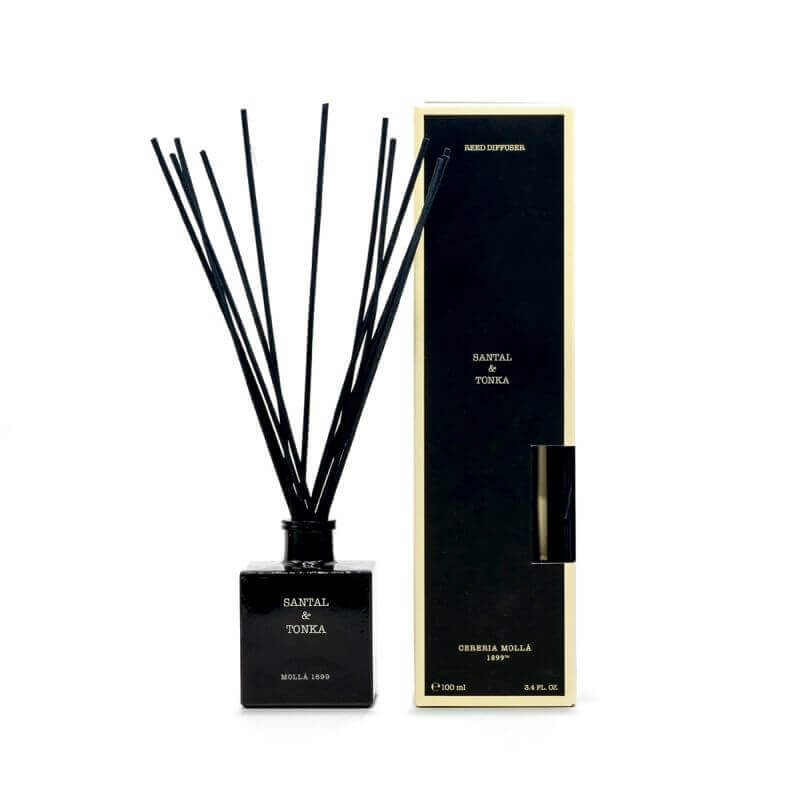 Cereria Molla - Premium Reed Diffuser - Santal & Tonka - Coastous