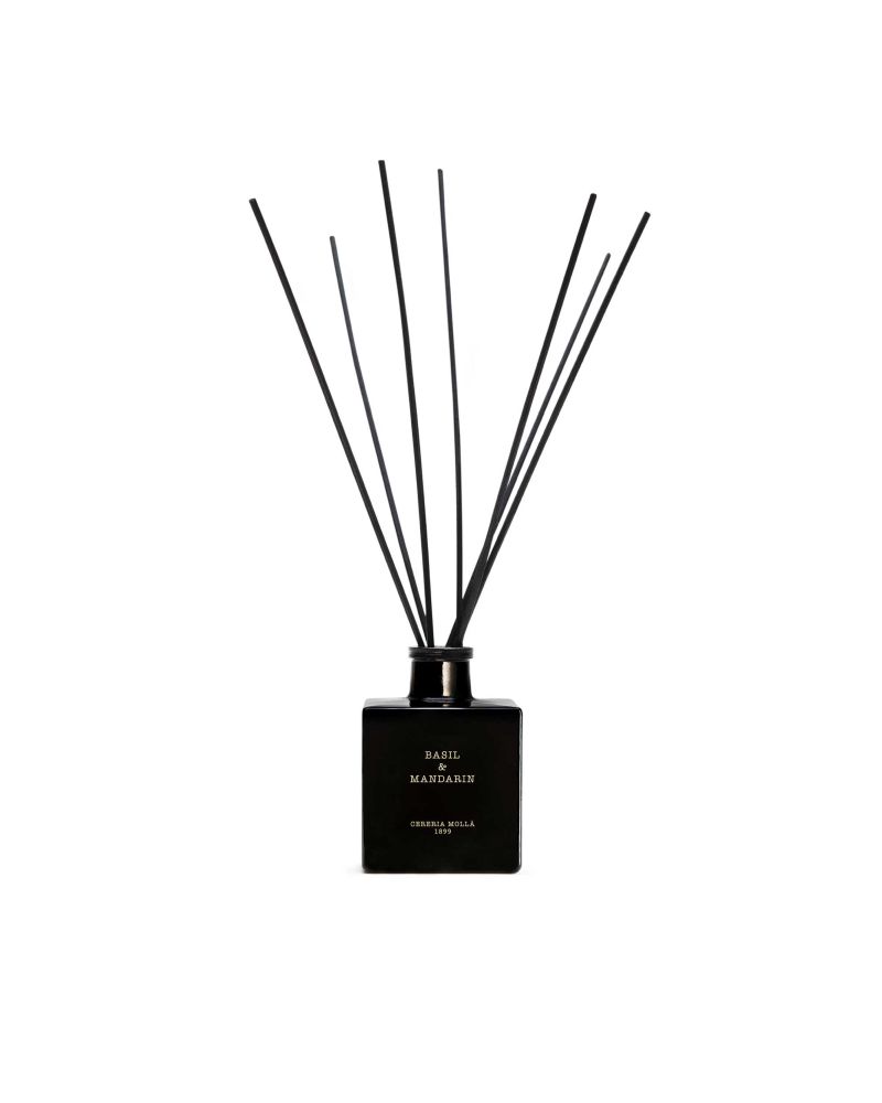 Cereria Molla - Reed Diffuser 8.4 fl oz/250 ml - Basil & Mandarin - Coastous