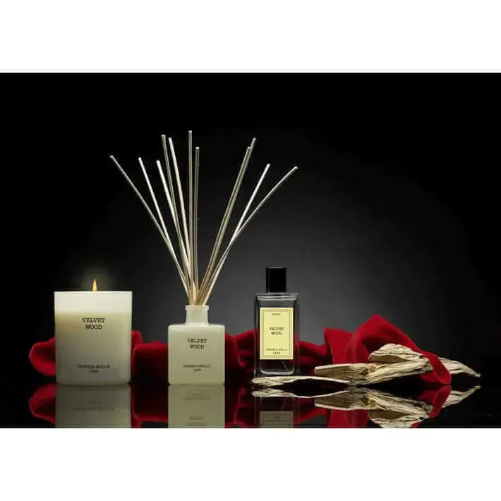Cereria Molla - Velvet Wood Ivory Premium Candle - 8 oz / 230 g