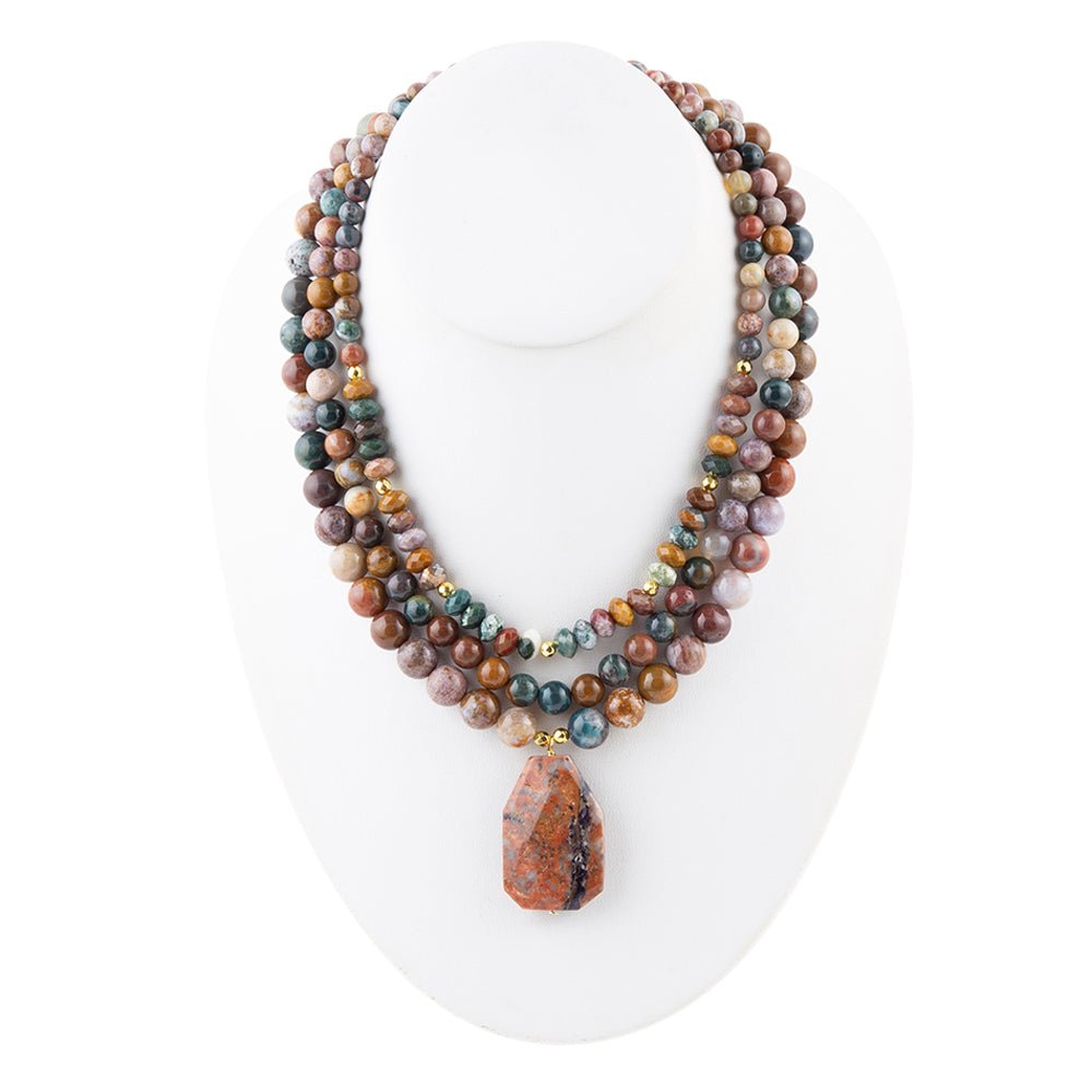 Cheyenne Jasper Statement Necklace Barse Jewelry