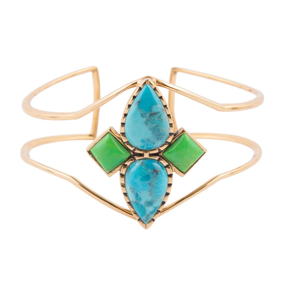 Colors of Turquoise Cuff Bracelet Barse Jewelry