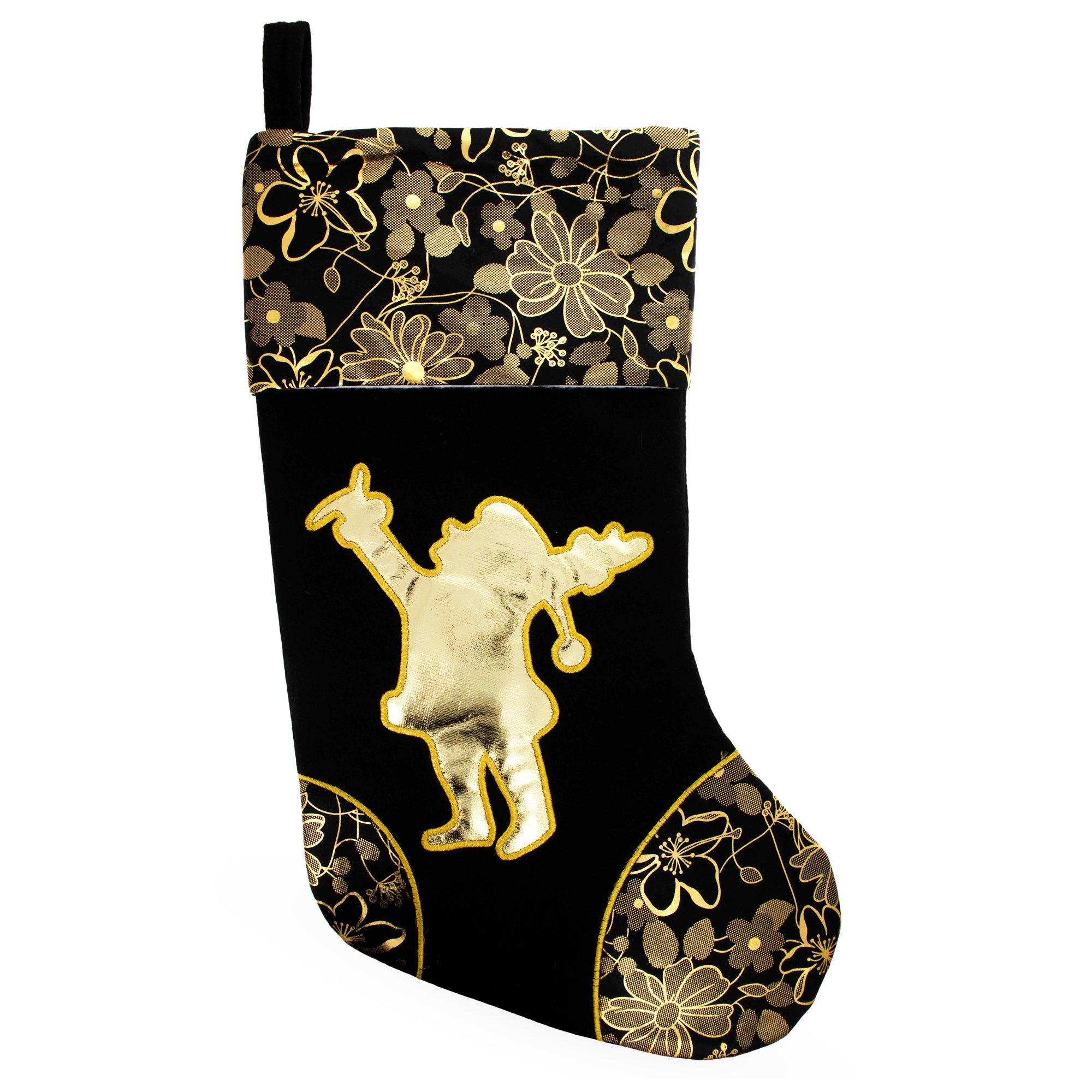 Set of 3 Felt Santa, Reindeer Christmas Stockings 16 Inches