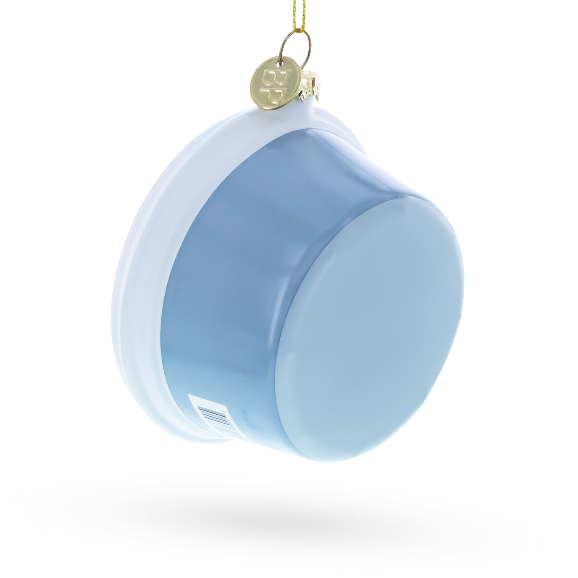 Cream Cheese Spread Glass Christmas Ornament