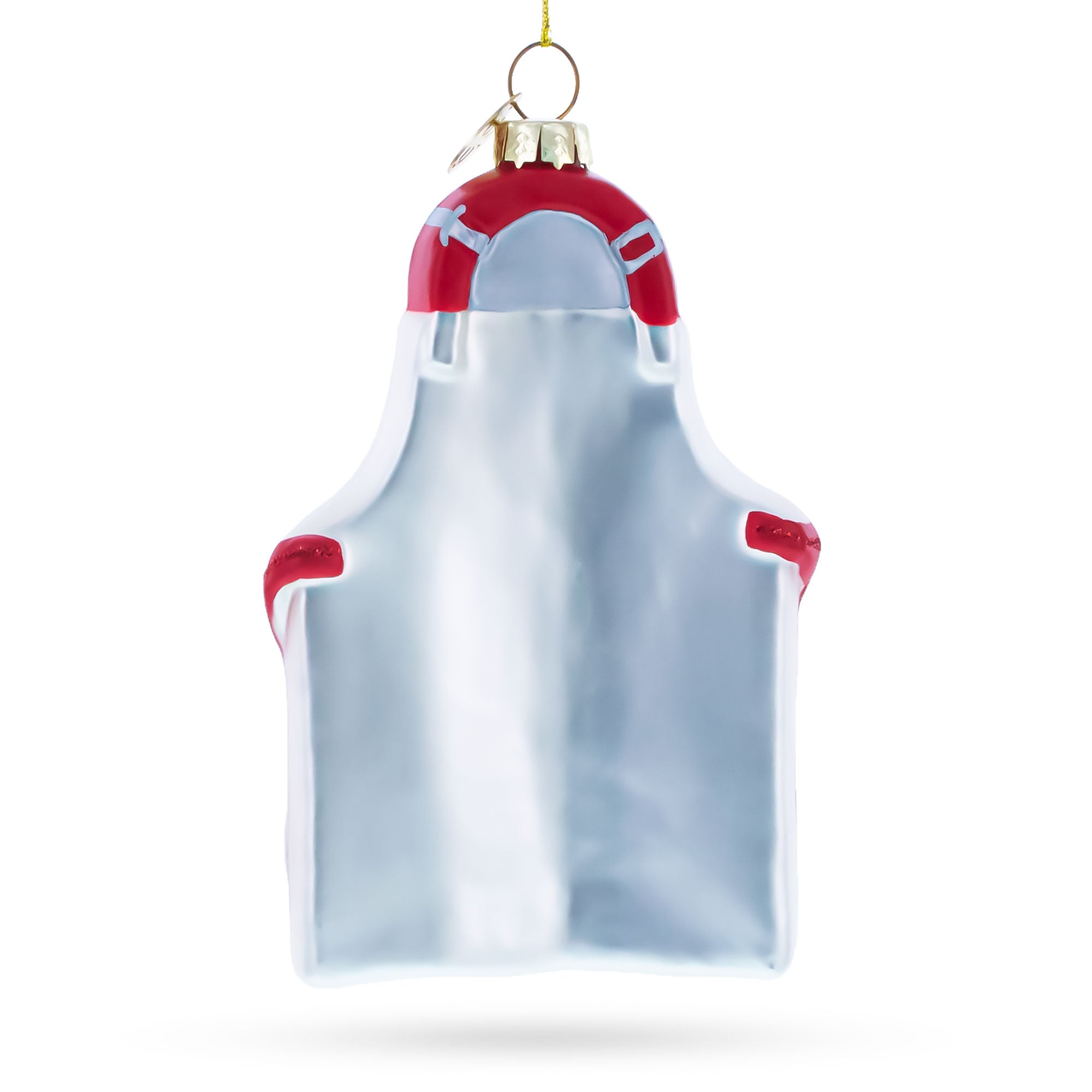 Baker’s Apron Glass Christmas Ornament