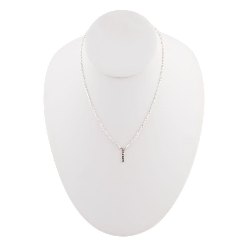 Delicate Bar Sterling Silver Necklace Barse Jewelry