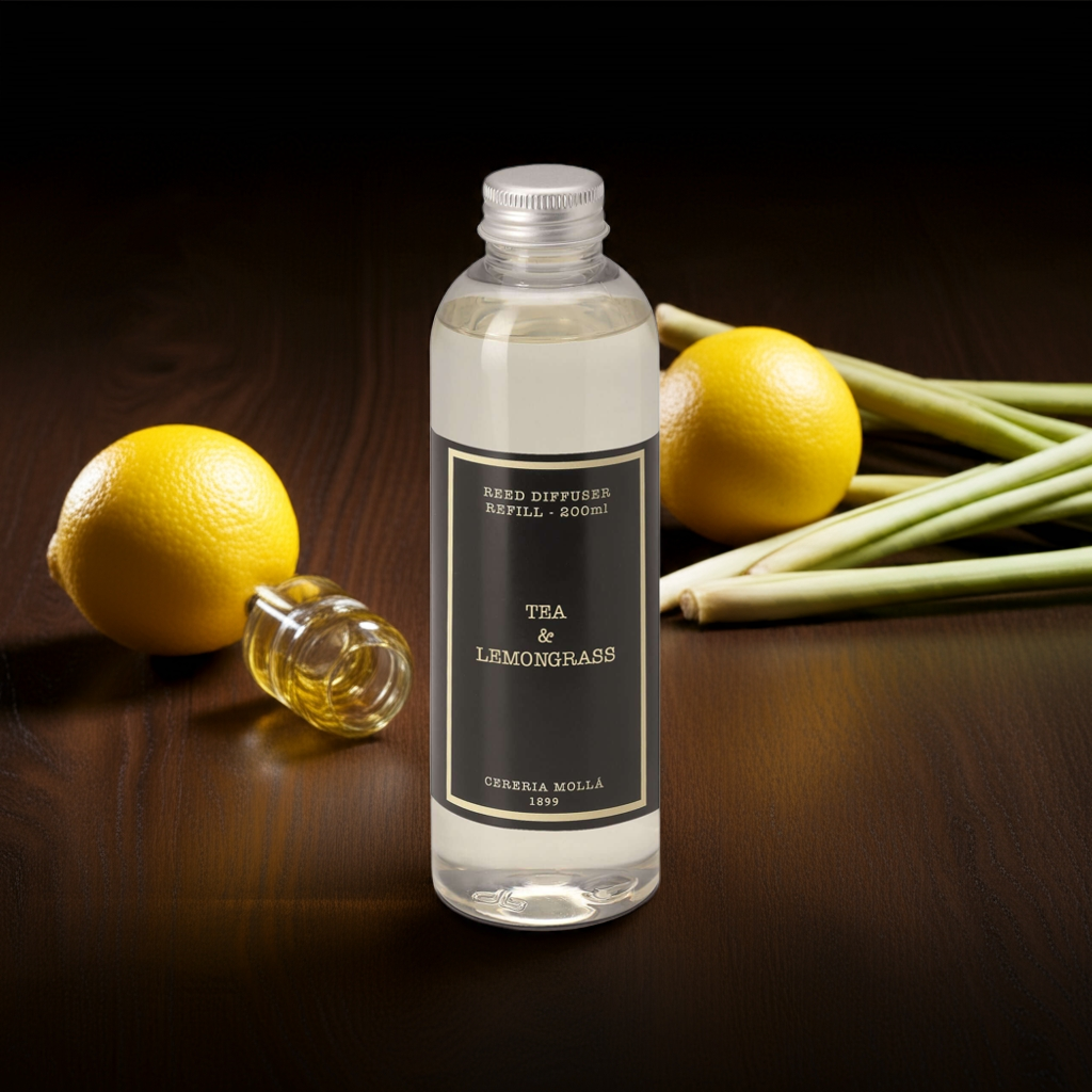 Cereria Molla - Premium Diffuser Refill - 6.7 fl oz / 200 ml. - - Coastous