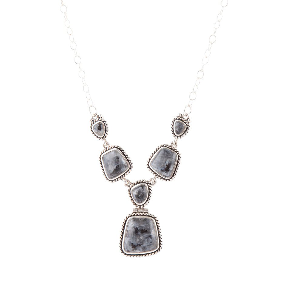 Earth and Sky Labradorite and Sterling Necklace Barse Jewelry