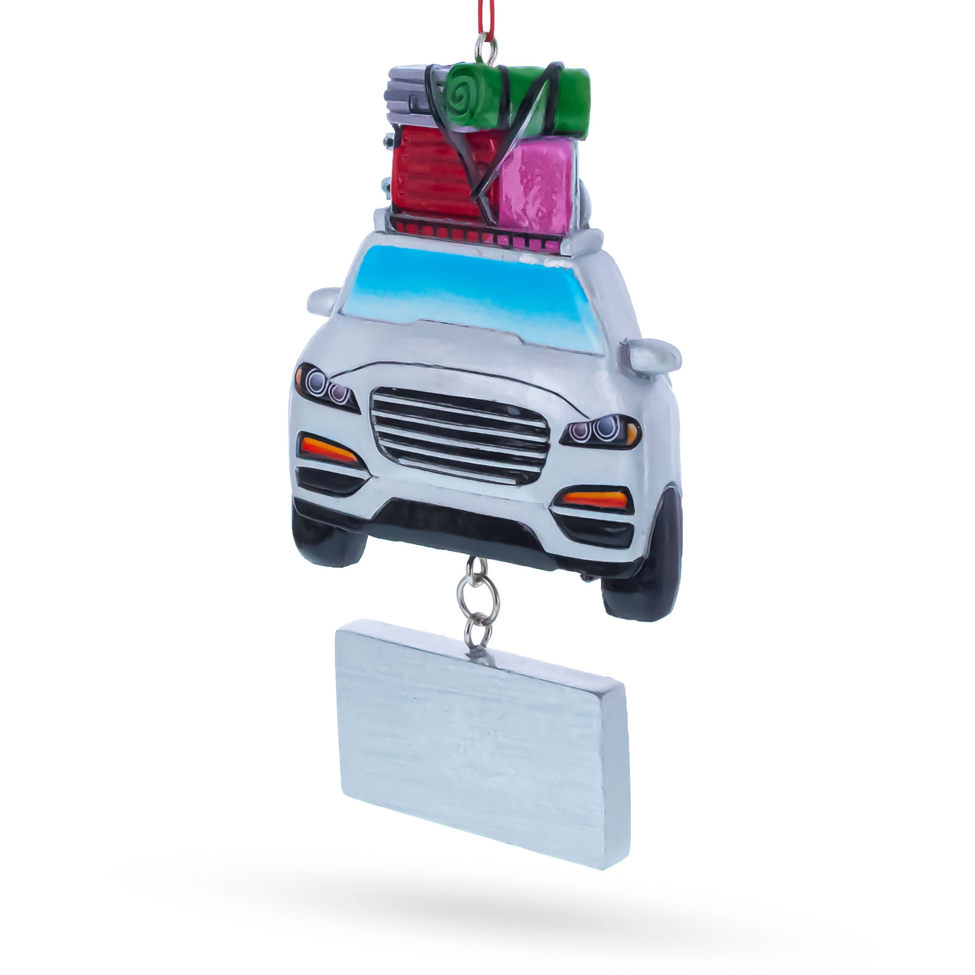 Are We There Yet Family Vacation Road Trip Resin Christmas Ornament