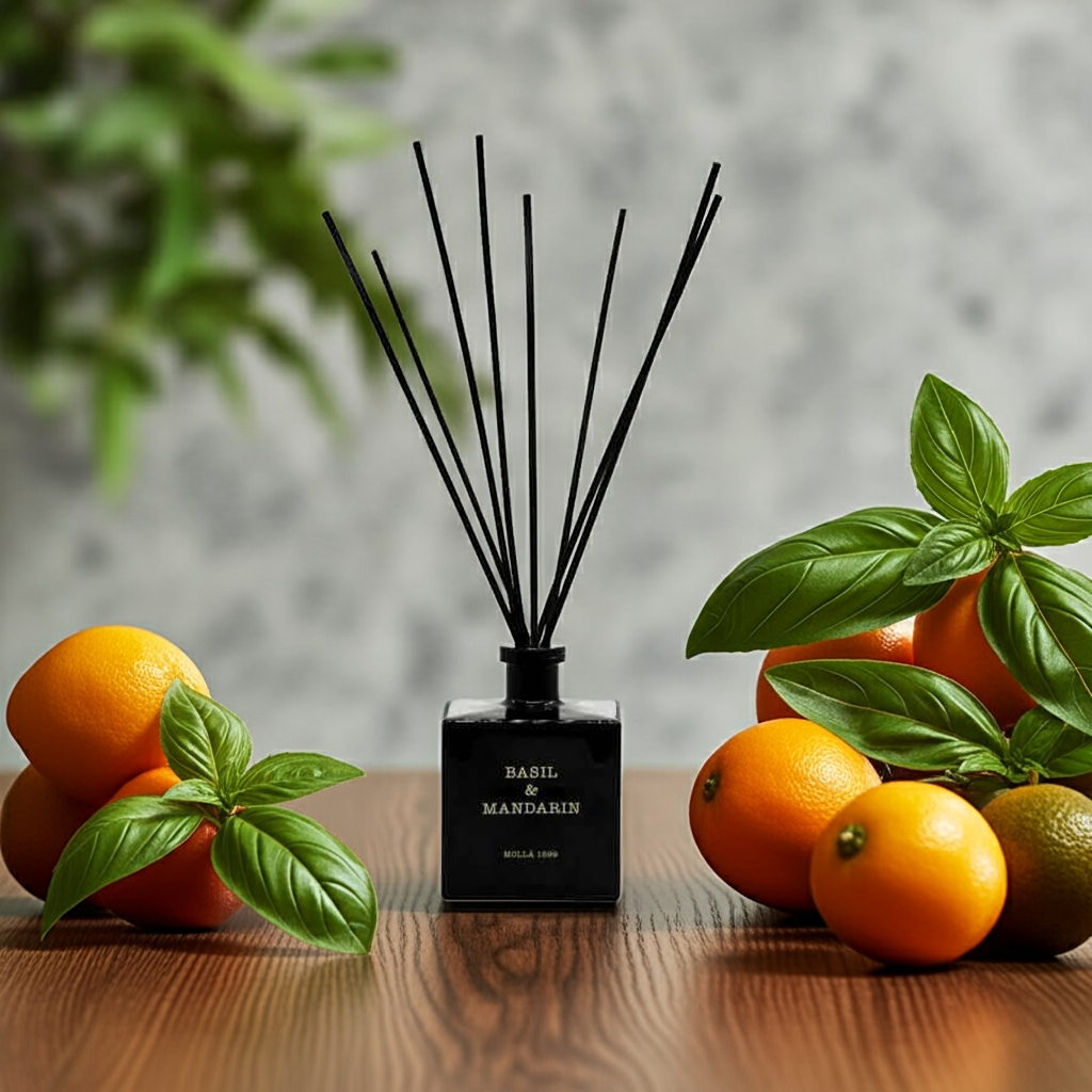Cereria Molla - Basil & Mandarin Diffuser - Coastous