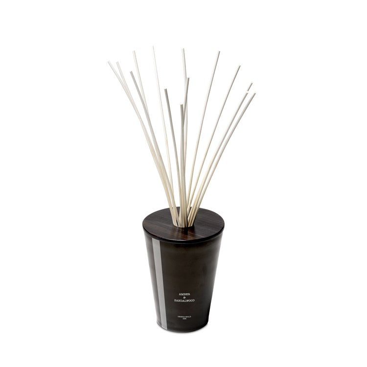 Cereria Molla - Reed Diffuser - 101 fl oz/3000 ml - Amber & Sandalwood - Coastous