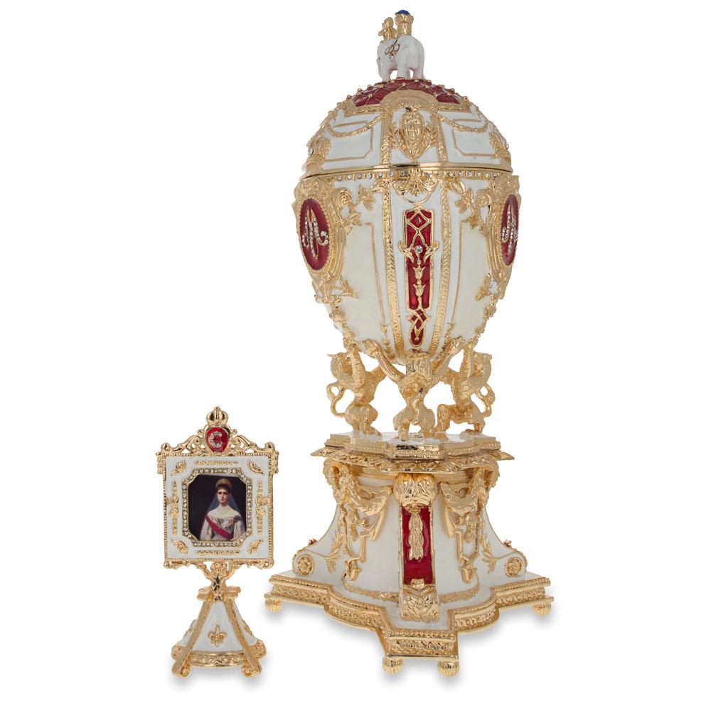 1903 Royal Danish Musical Imperial Easter Egg 9.6 Inches