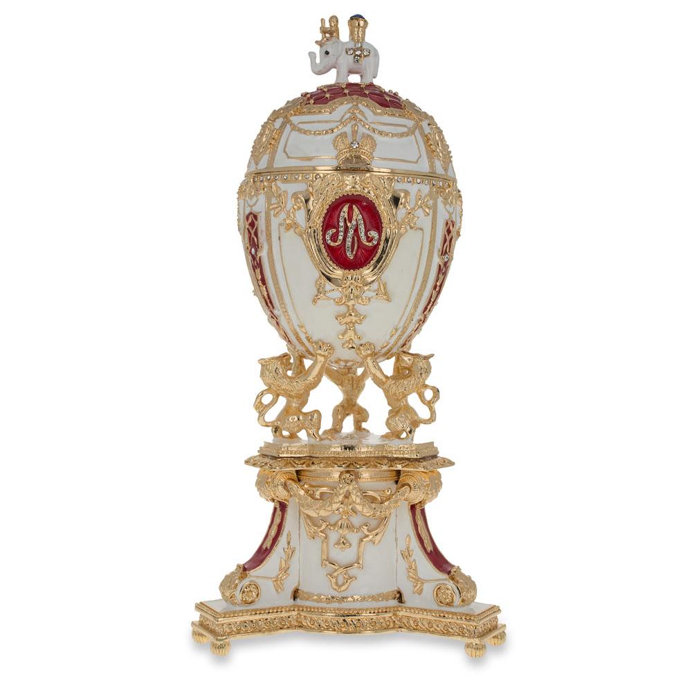 1903 Royal Danish Musical Imperial Easter Egg 9.6 Inches