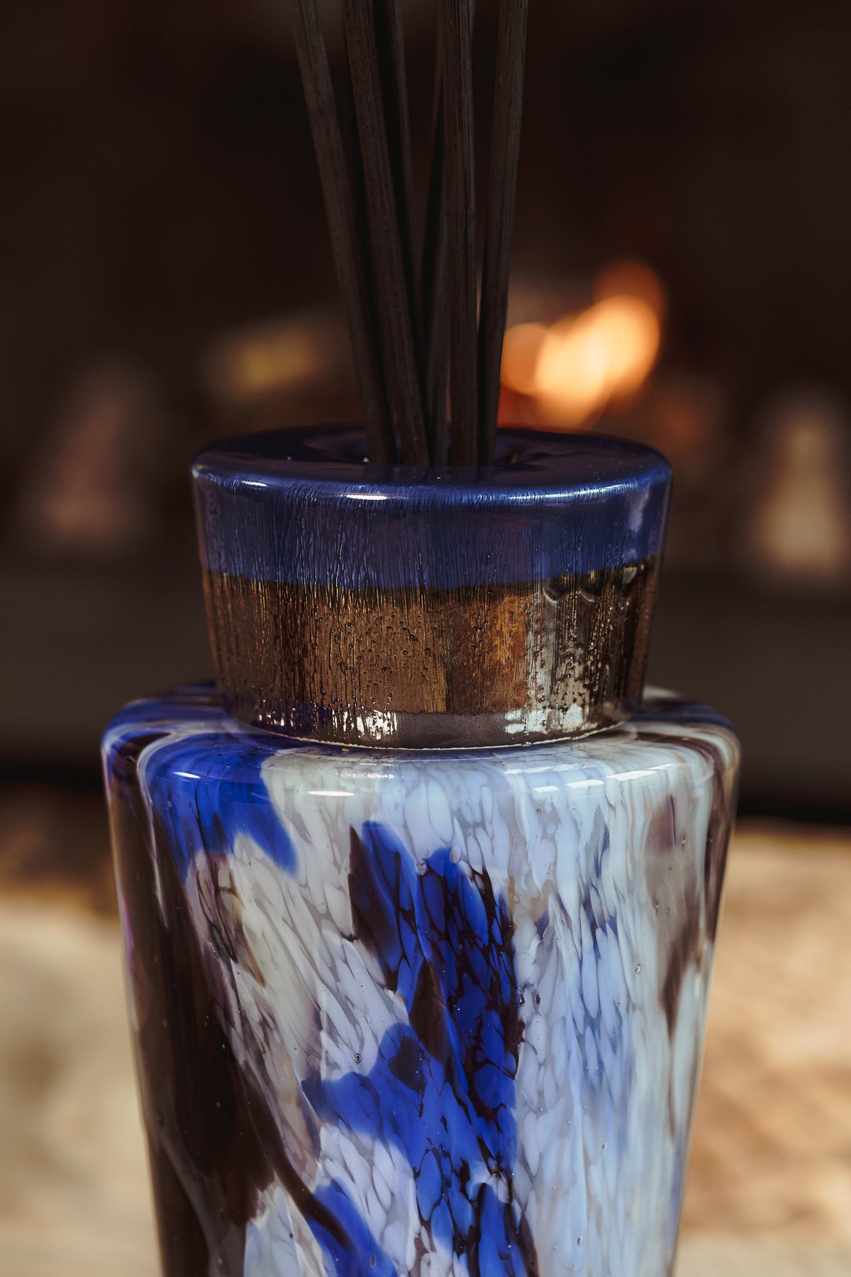 Baobab Collection Halona Blue World Totem diffuser image 3