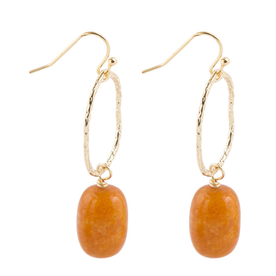 Honey Jades Drops Earrings Barse Jewelry