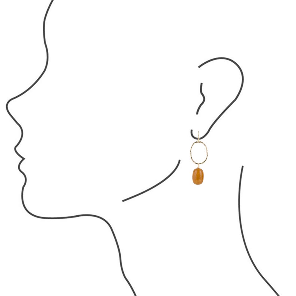 Honey Jades Drops Earrings Barse Jewelry