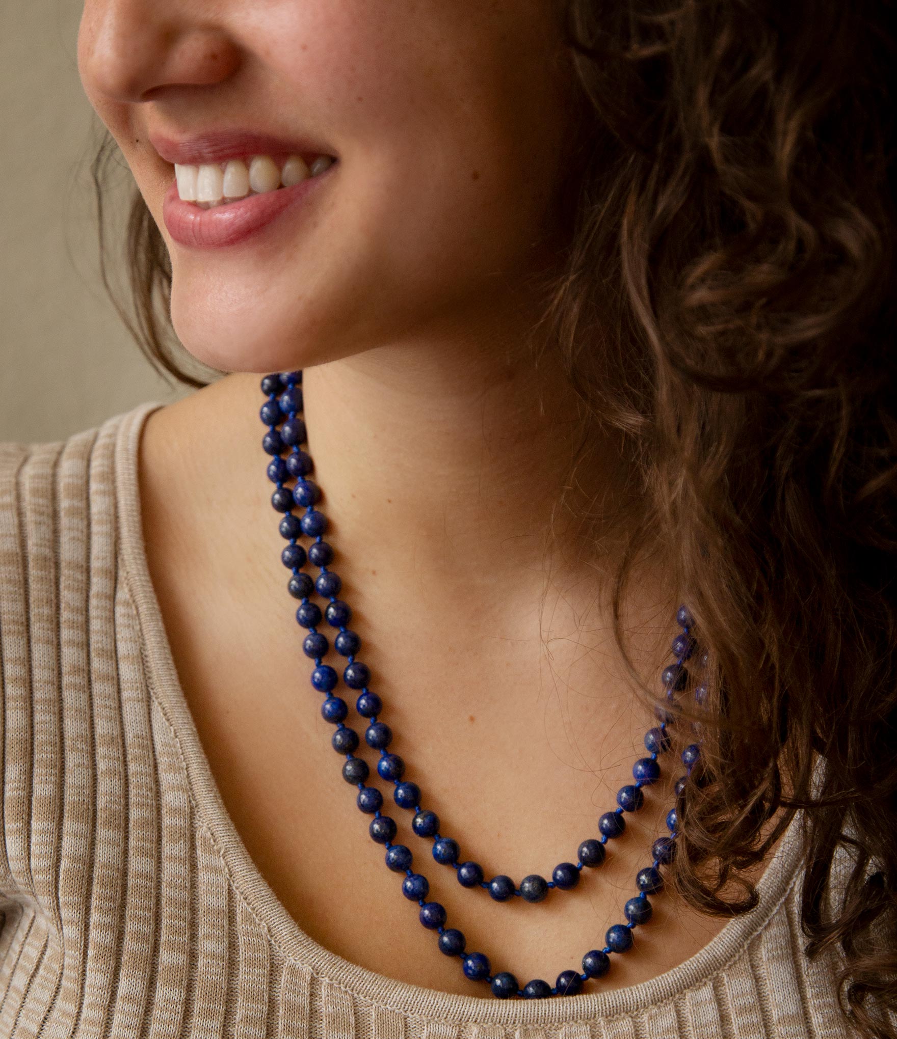 Immeasurable Blue Lapis Wrap Necklace Barse Jewelry