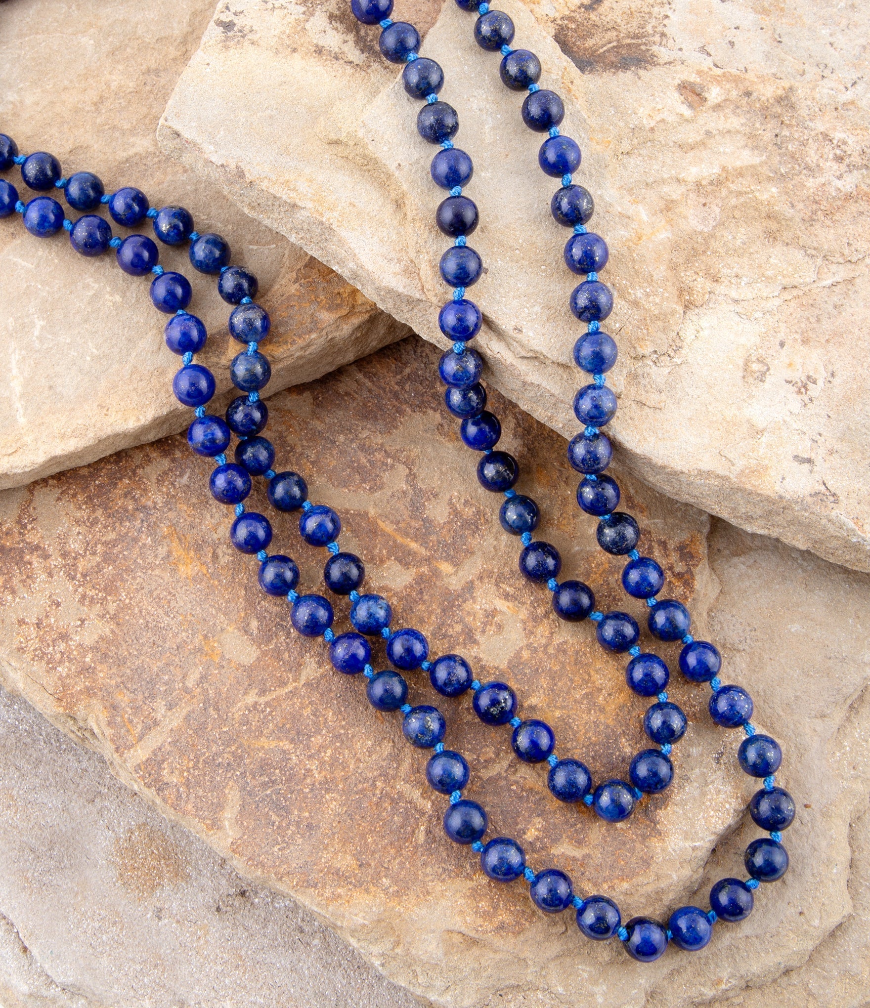 Immeasurable Blue Lapis Wrap Necklace Barse Jewelry