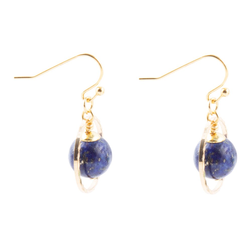 In The Loop Lapis Earrings Barse Jewelry
