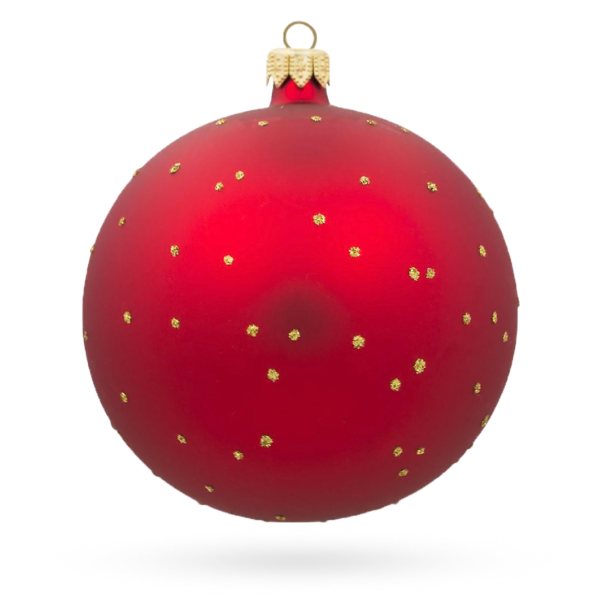 Santa Filling Stockings by a Cozy Fireplace Glass Ball Christmas Ornament 4 Inches BestPysanky