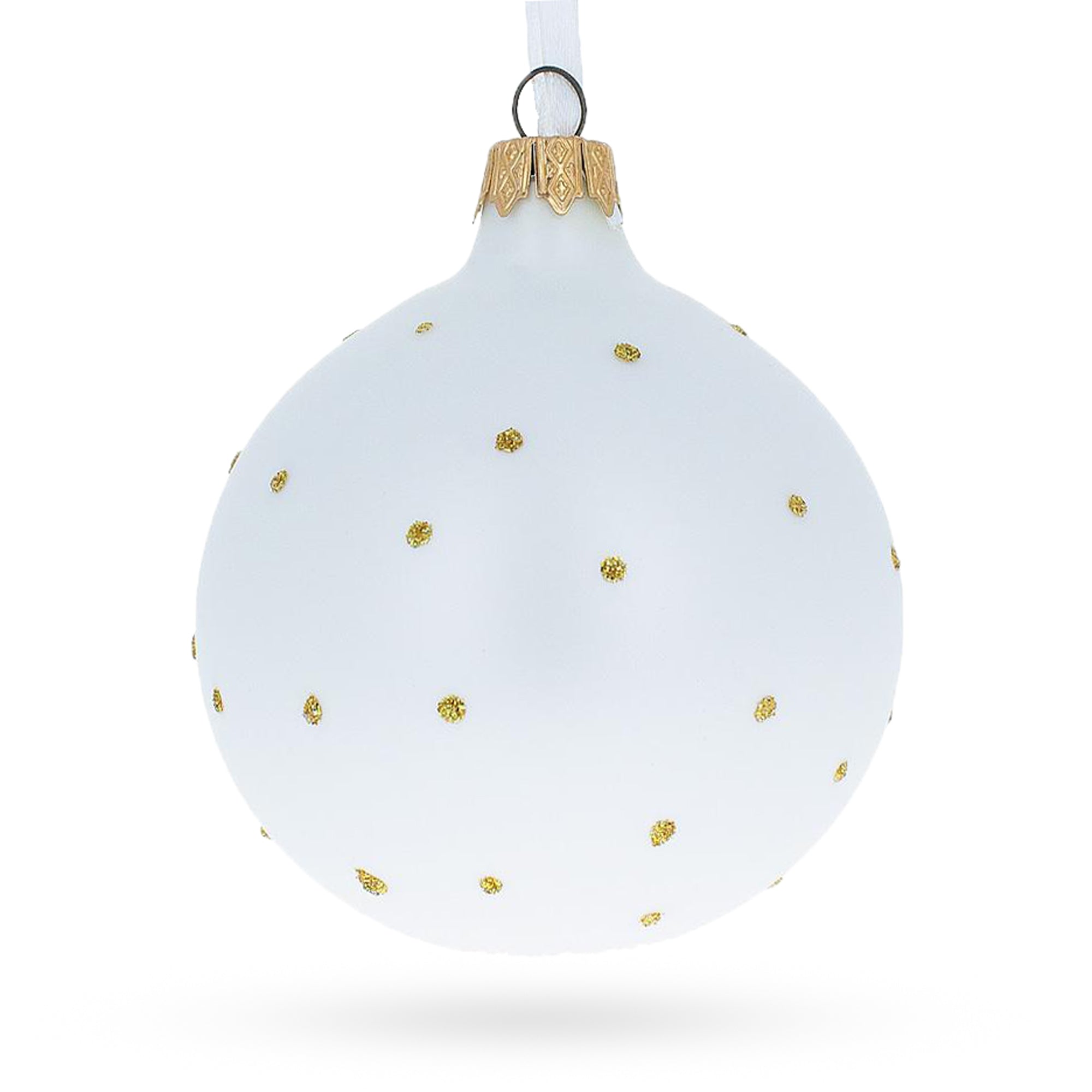 Spiritual Pastor in the Church Glass Ball Christmas Ornament 3.25 Inches