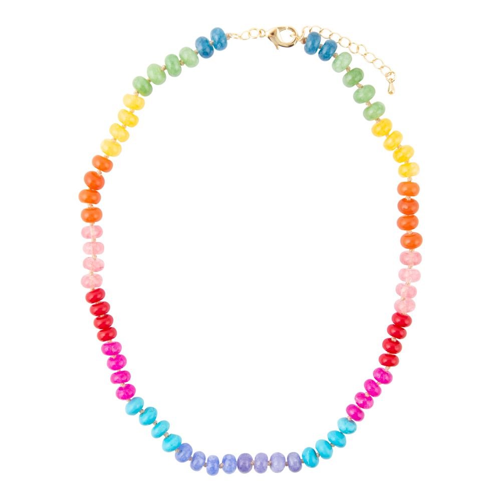 Kaleidoscope Multistone Strand Necklace Barse Jewelry
