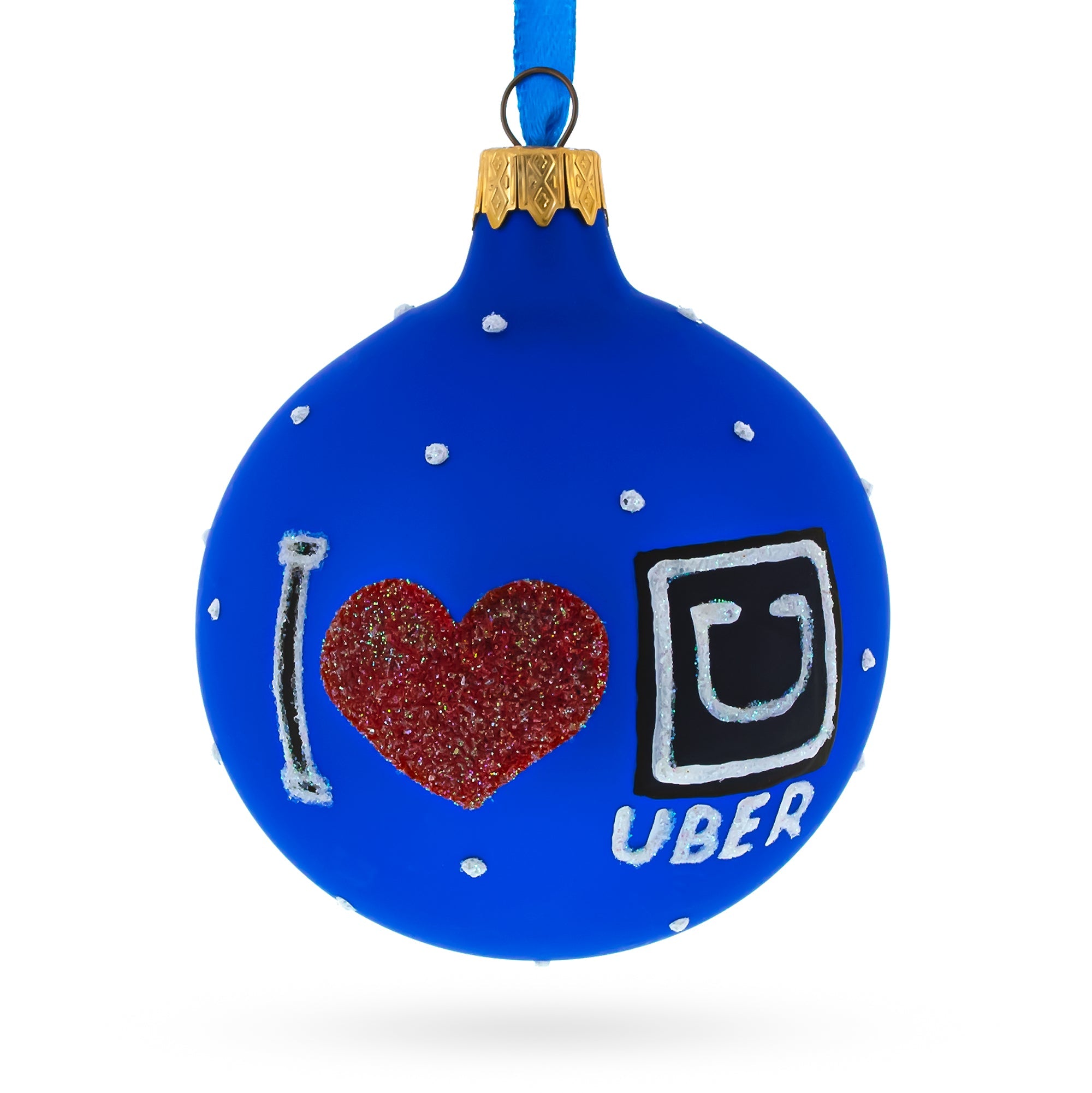The Taxi Cab Glass Ball Christmas Ornament 3.25 Inches BestPysanky