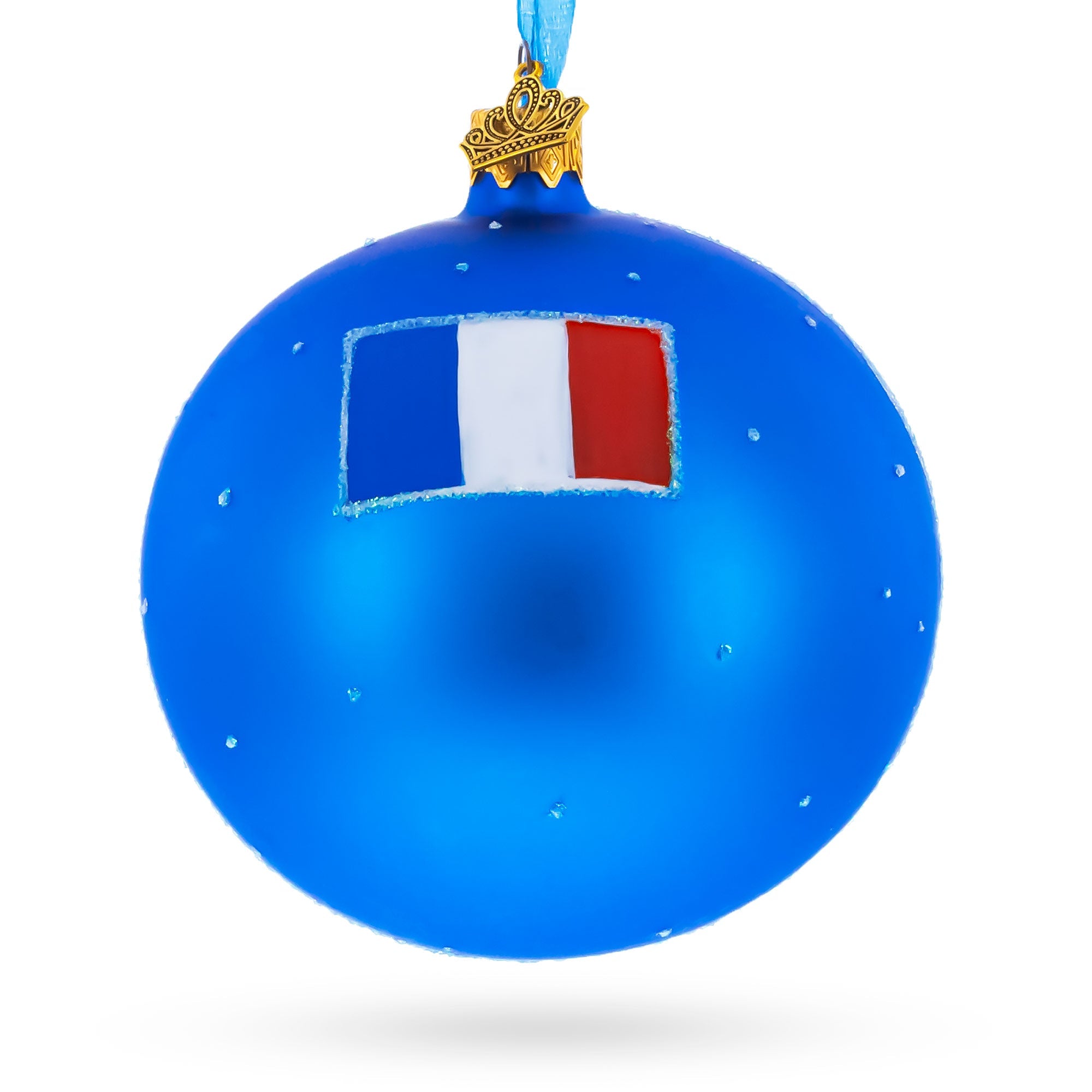 Triumphal Arch, Paris, France Glass Ball Christmas Ornament 4 Inches