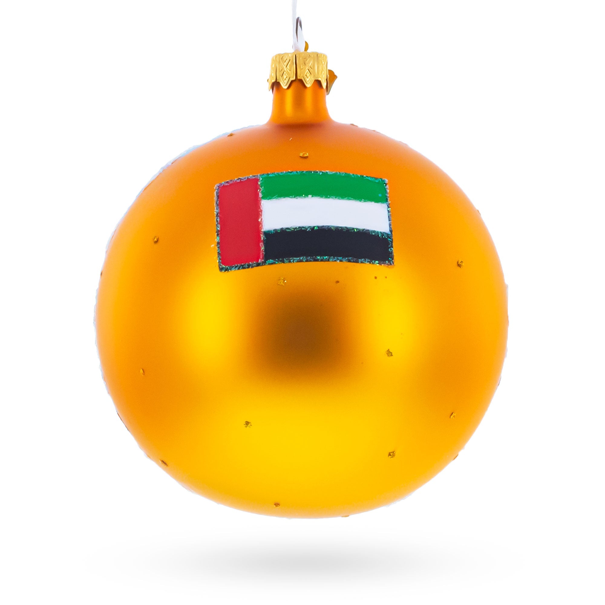 Burj Khalifa, Dubai, United Arab Emirates Glass Ball Christmas Ornament 4 Inches BestPysanky