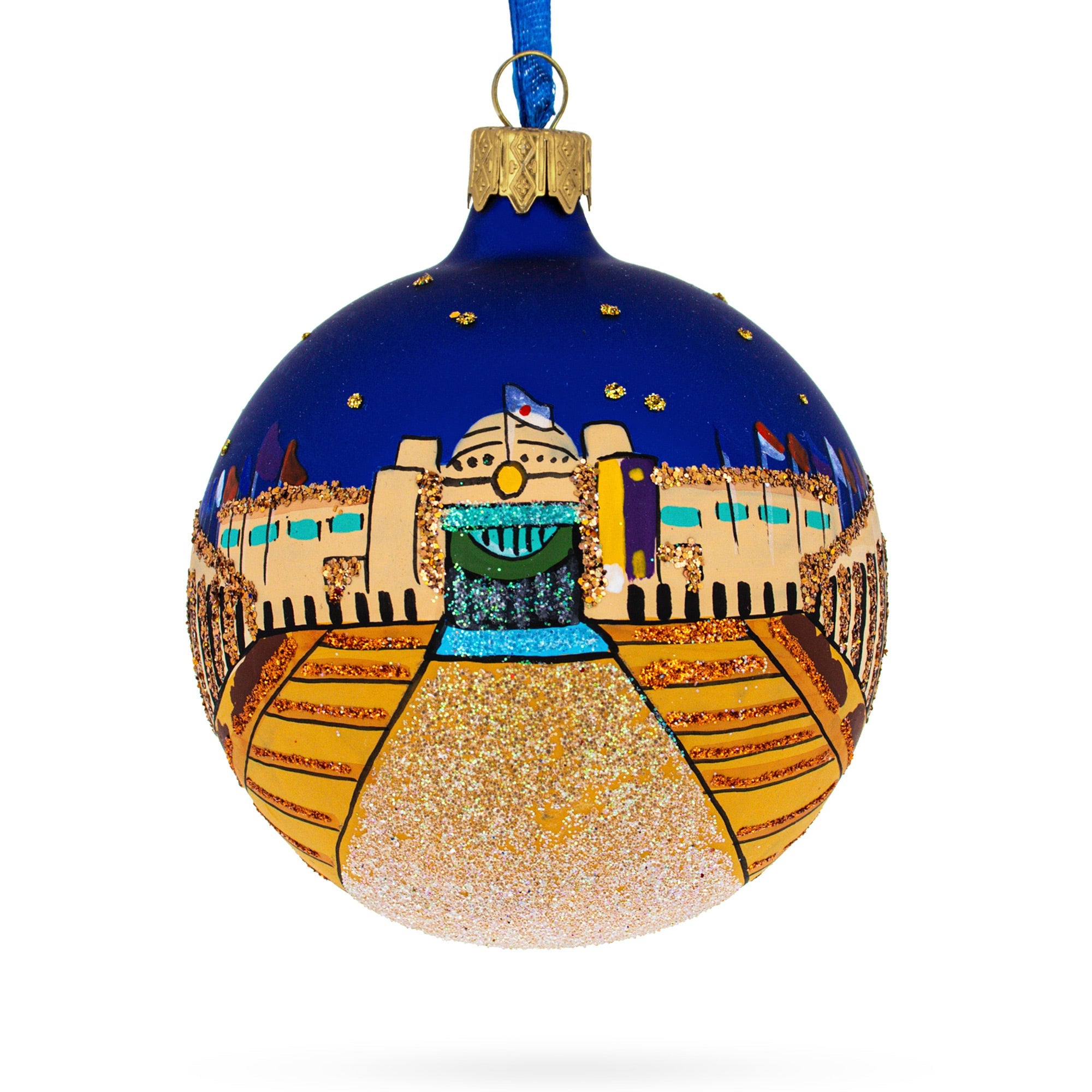 The War Memorial of Korea Glass Ball Christmas Ornament 3.25 Inches BestPysanky