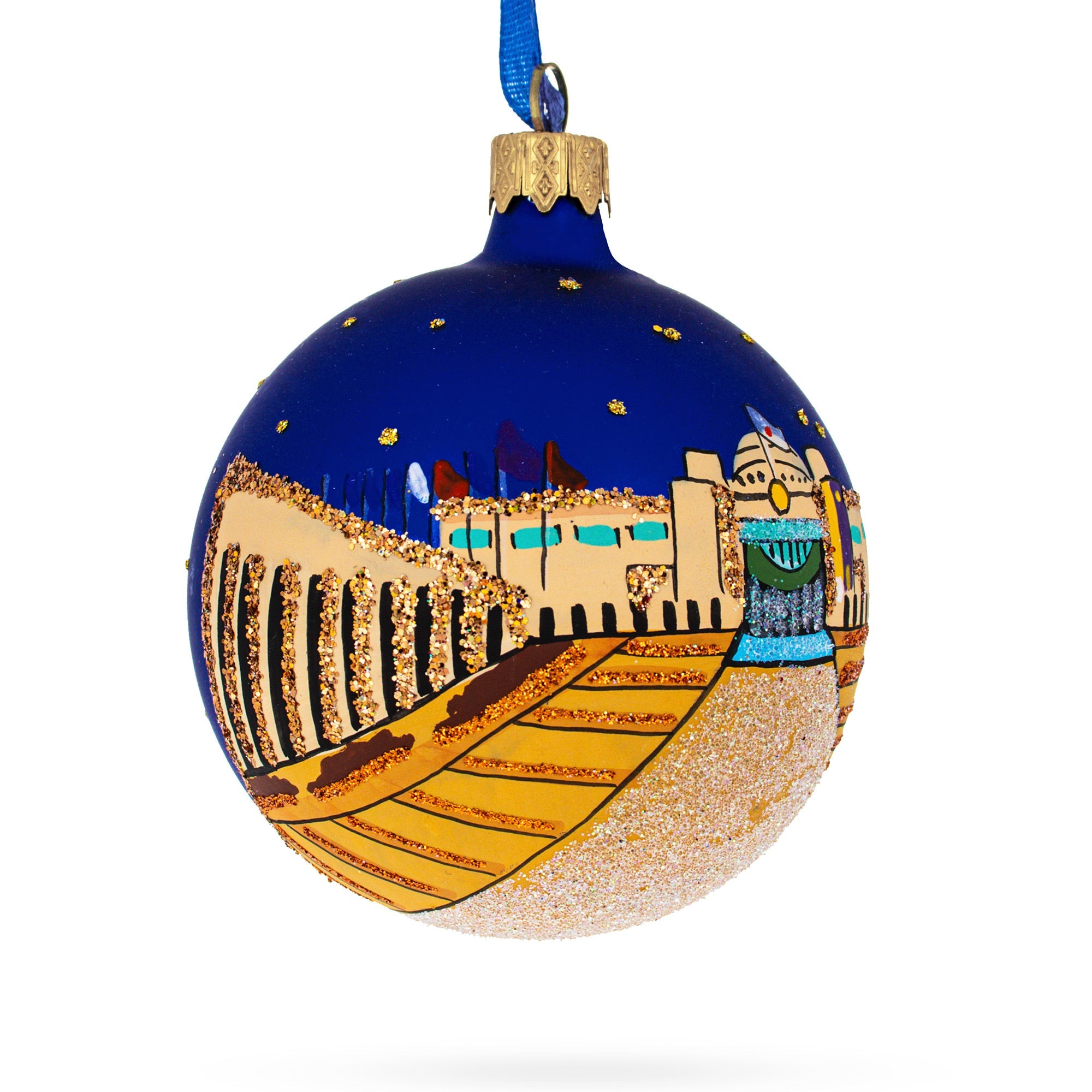 The War Memorial of Korea Glass Ball Christmas Ornament 3.25 Inches BestPysanky