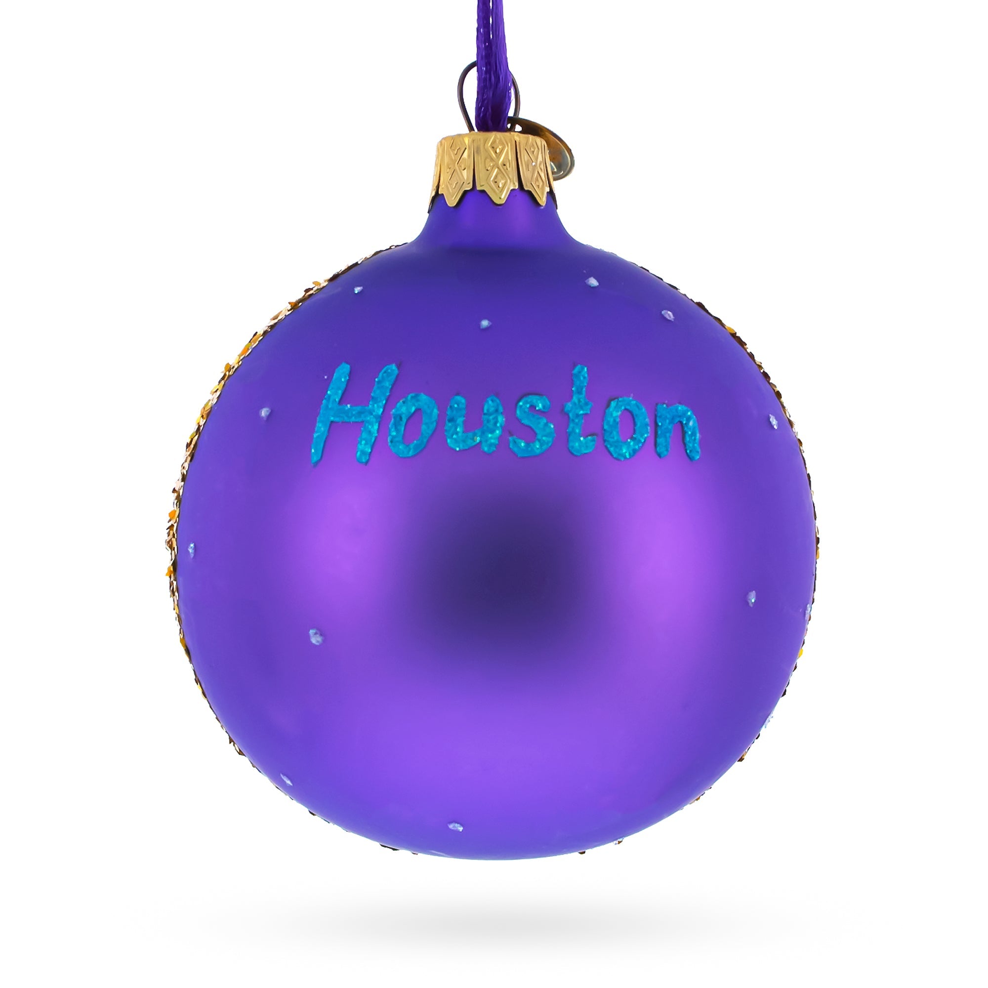 Museum of Natural Science in Houston, Texas Glass Ball Christmas Ornament 3.25 Inches