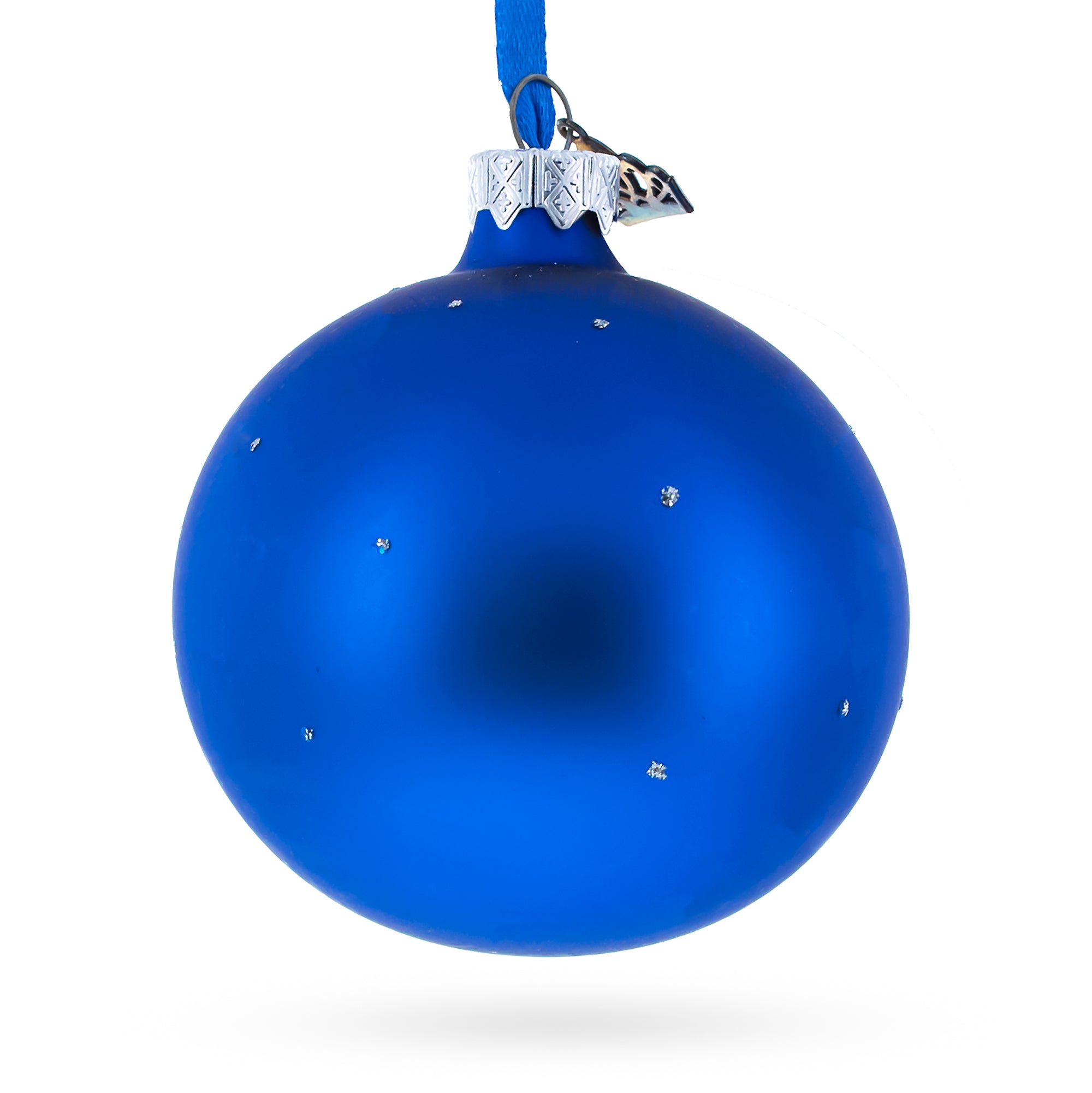 Silver Bars and Coins Glass Ball Christmas Ornament 3.25 Inches BestPysanky