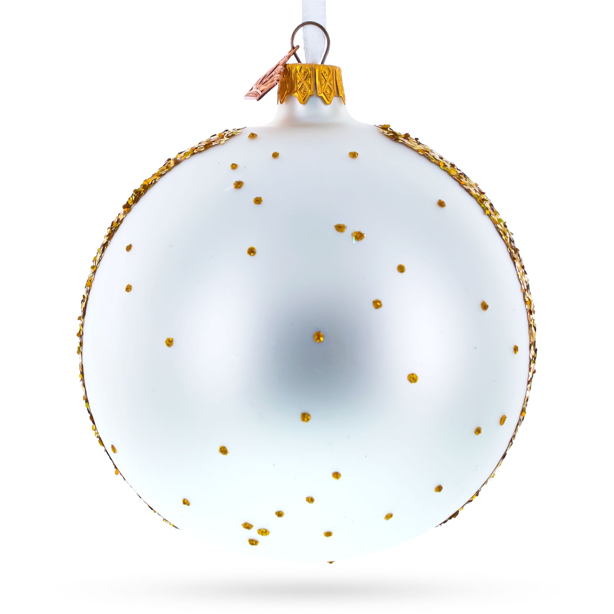 Summer in Bloom Painting Glass Ball Christmas Ornament 4 Inches