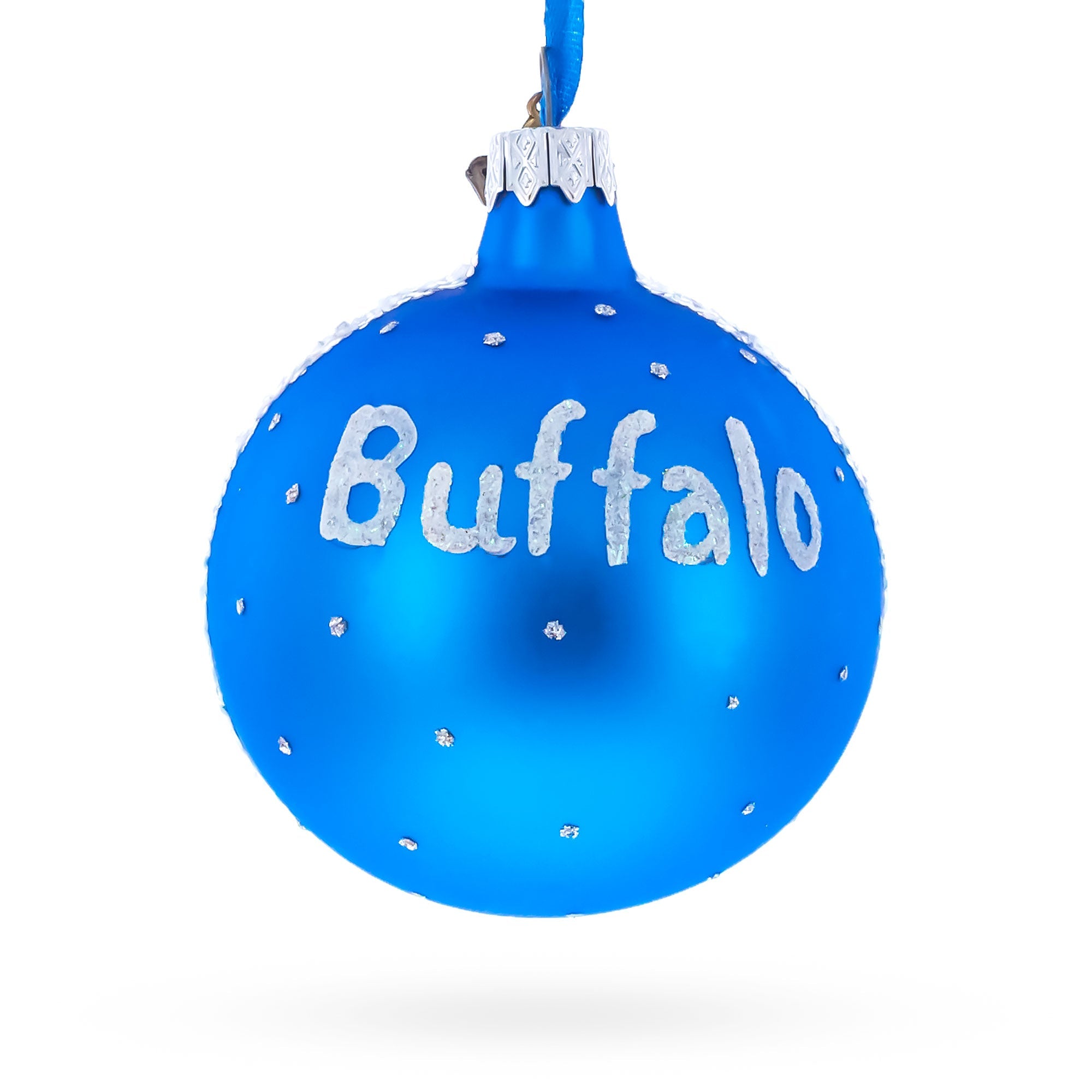 Frank Lloyd Wright's Martin House, Buffalo, New York, USA Glass Ball Christmas Ornament 3.25 Inches