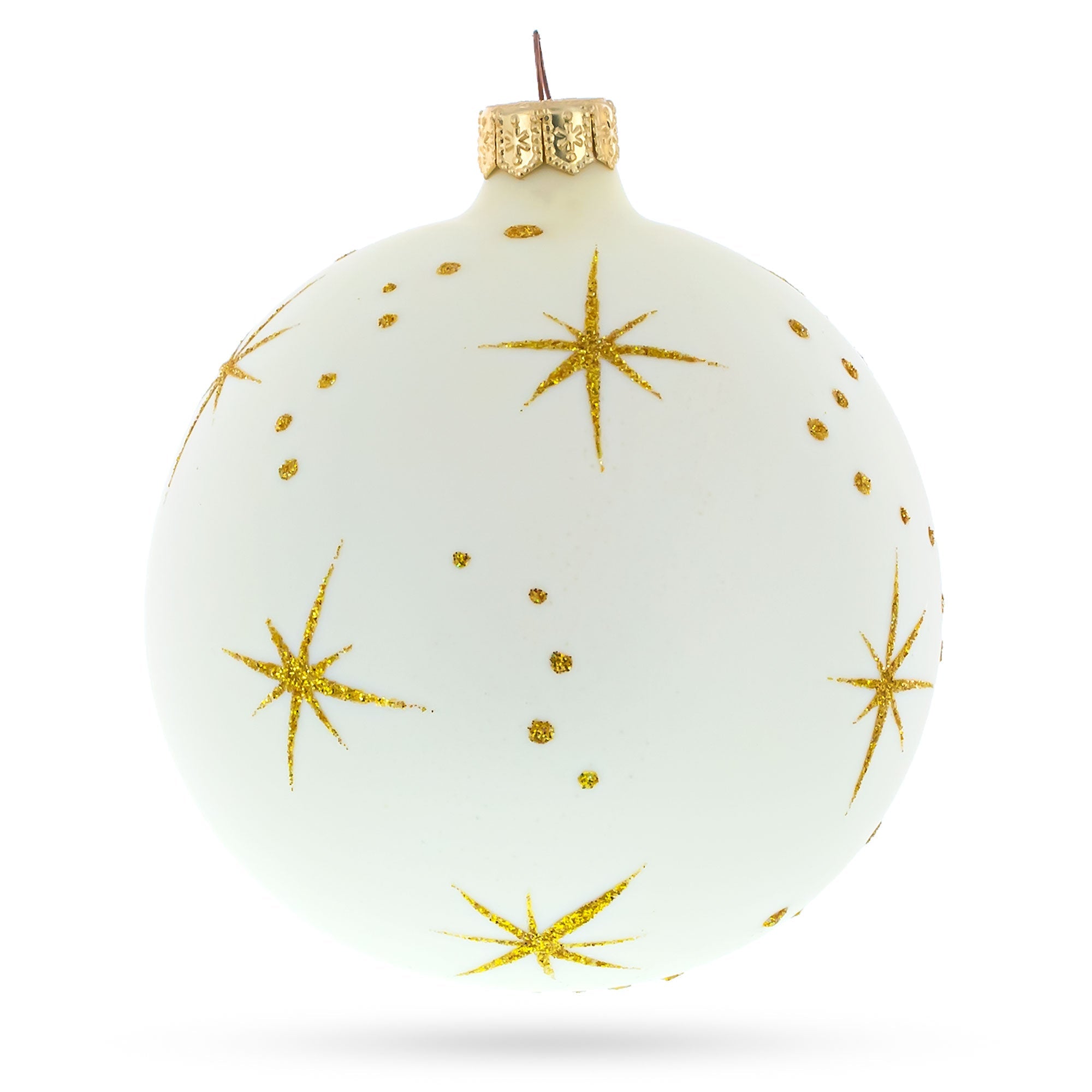 Celebrating Togetherness 'Our First Christmas' Glass Ball Ornament 4 Inches